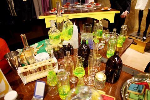 A science set add to the theme of the store.